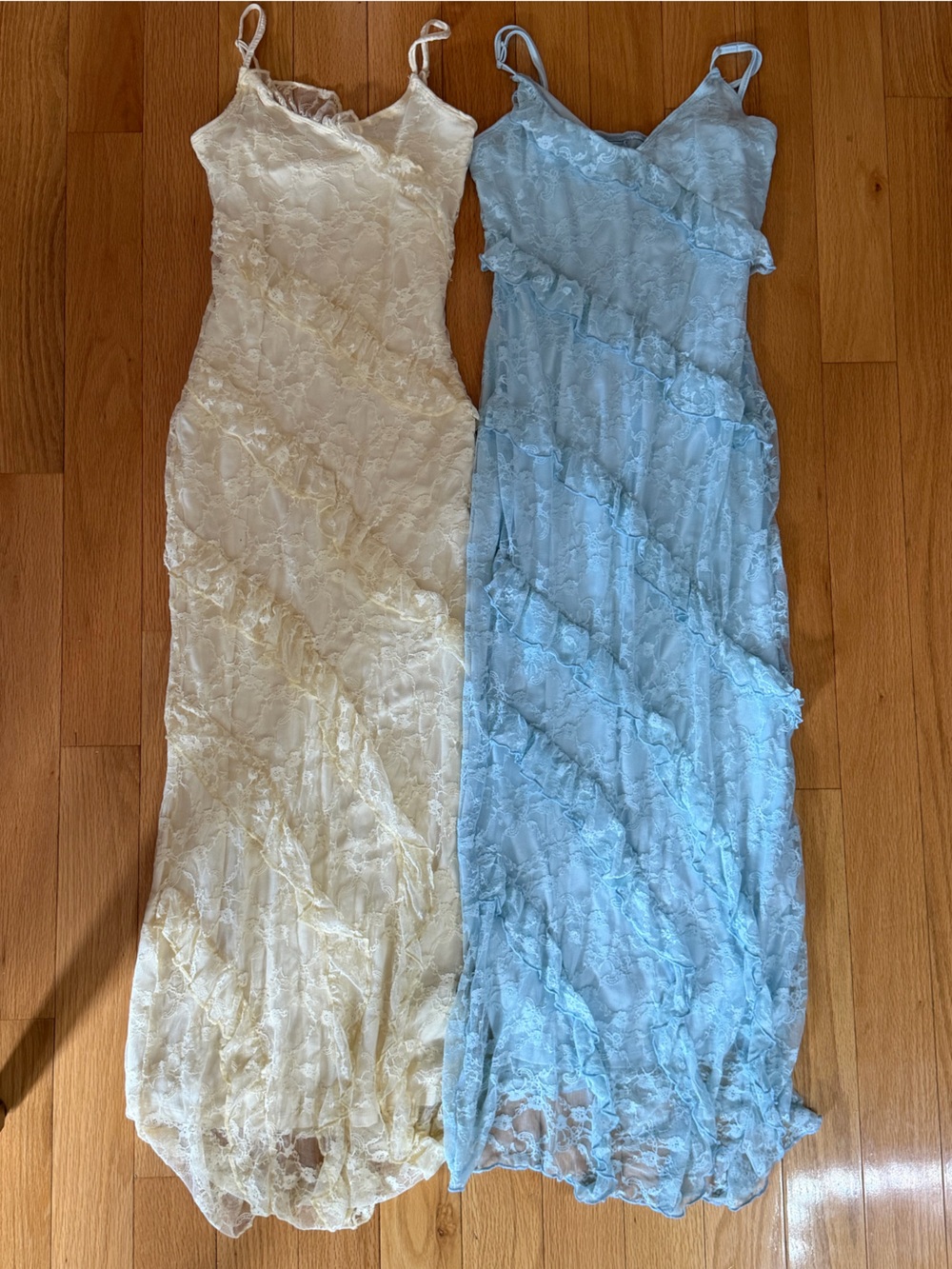 Lace Ruffle Dresses